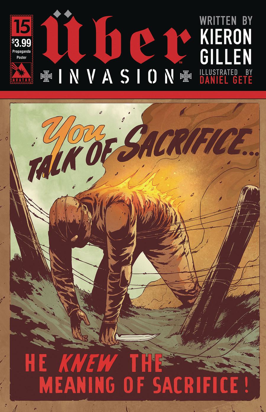 Uber Invasion #15 Cover C Propaganda Poster Cover