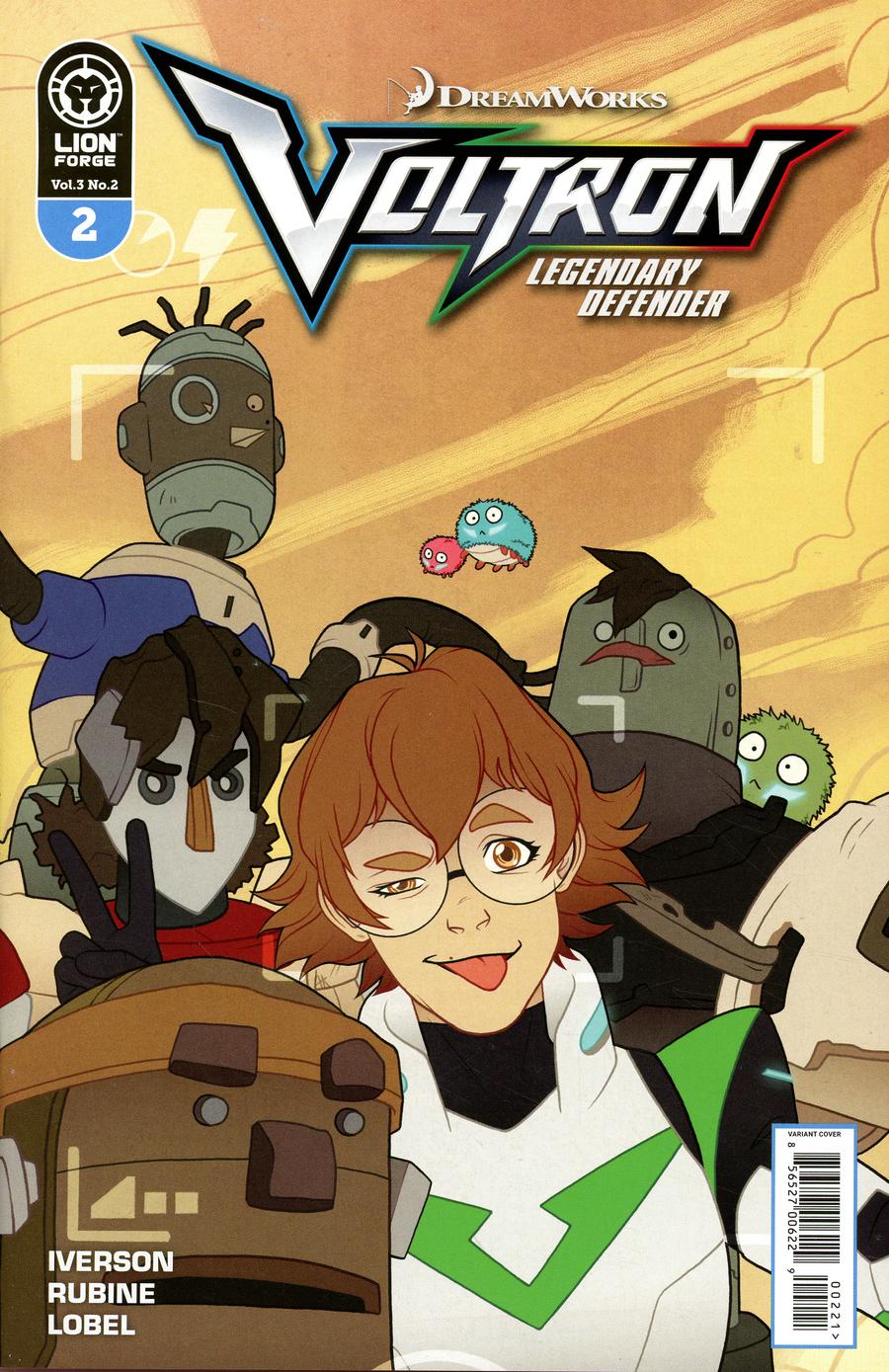 Voltron Legendary Defender Vol 3 #2 Cover B Variant Andrea Kendrick Cover