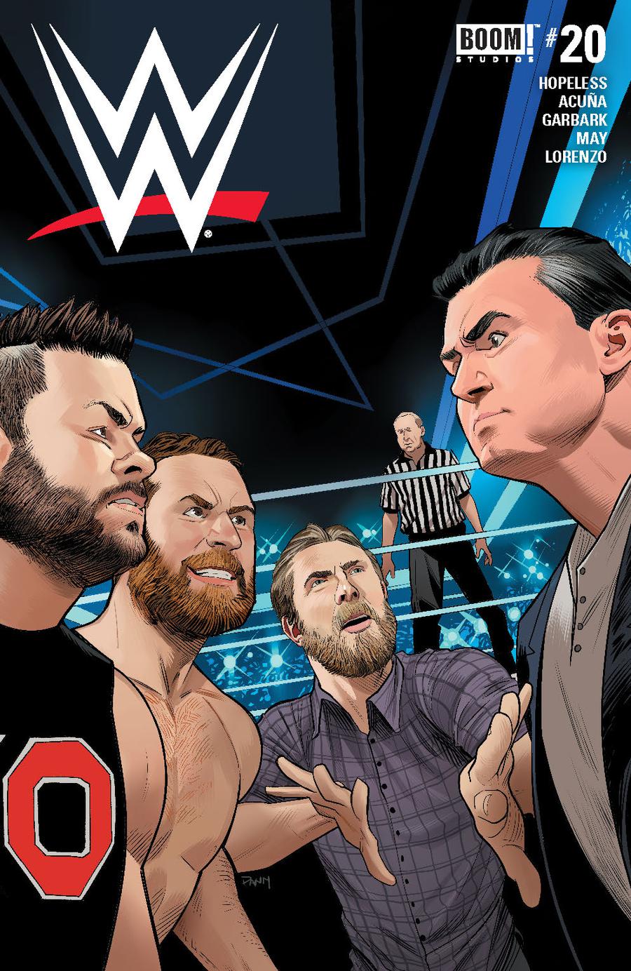 WWE #20 Cover A Regular Dan Mora Cover