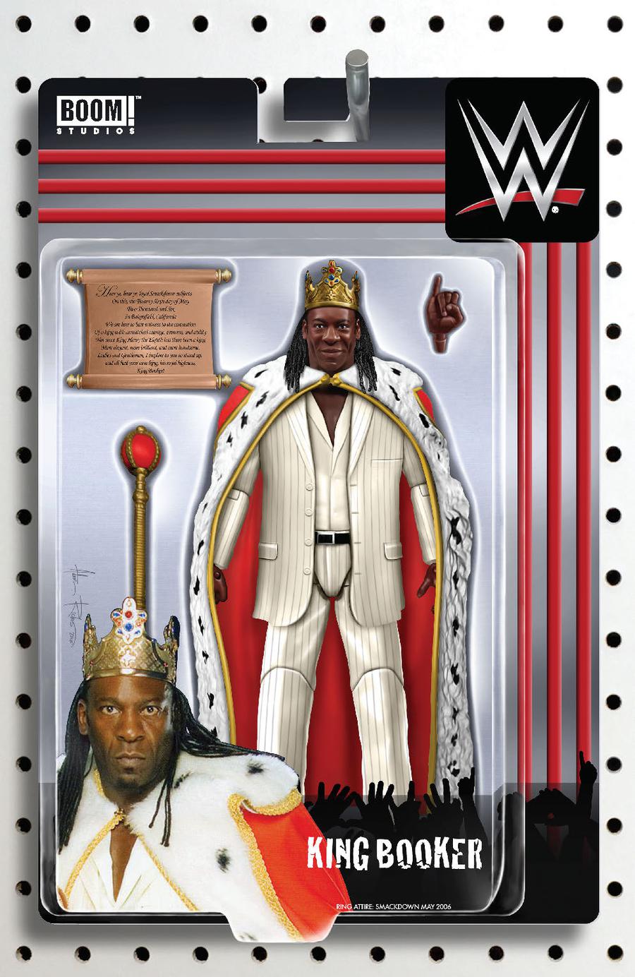 WWE #20 Cover B Variant Adam Riches Action Figure Cover