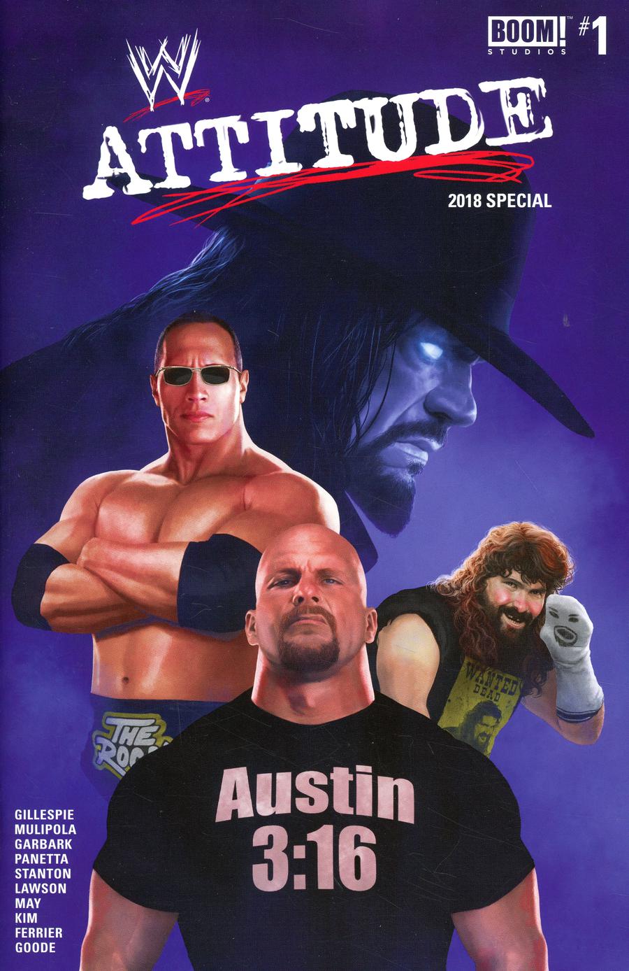 WWE Attitude Era 2018 Special #1 Cover A Regular Rahzzah Cover