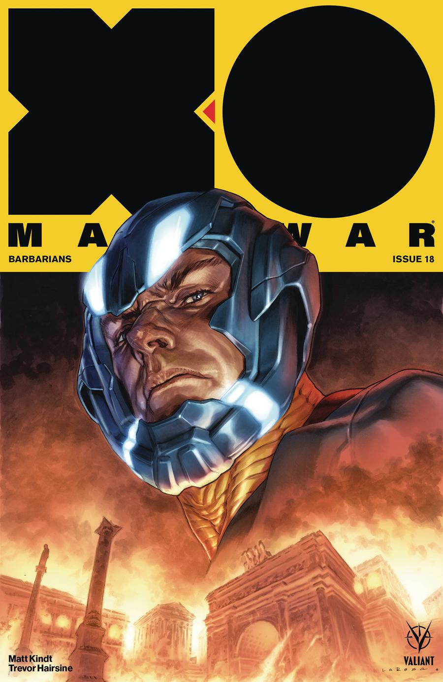X-O Manowar Vol 4 #18 Cover A Regular Lewis Larosa Cover