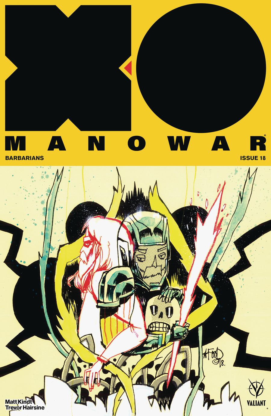 X-O Manowar Vol 4 #18 Cover B Variant Jim Mahfood Cover