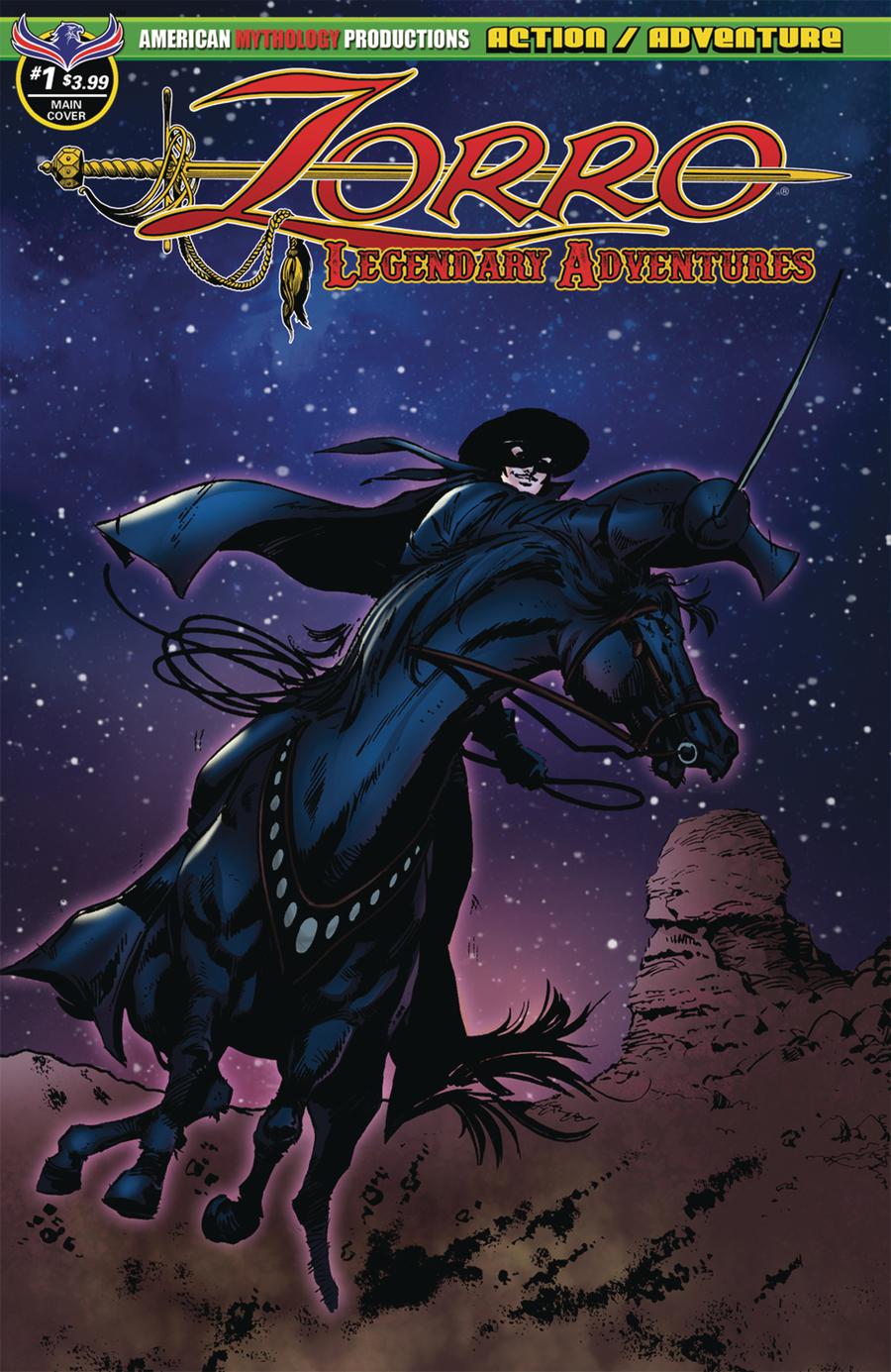 Zorro Legendary Adventures #1 Cover A Regular Francisco Cueto Cover