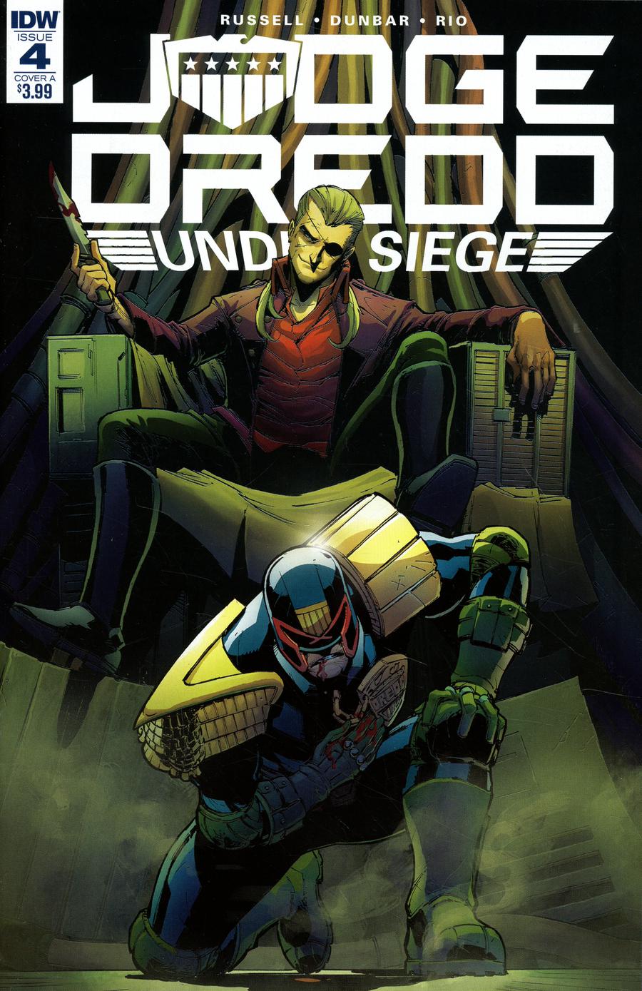 Judge Dredd Under Siege #4 Cover A Regular Max Dunbar Color Cover