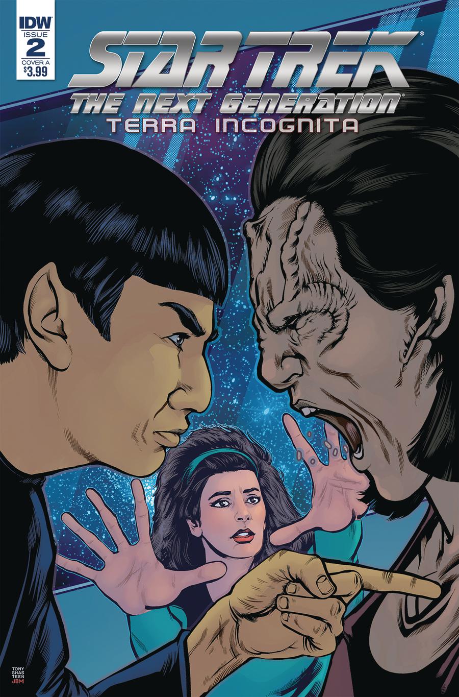 Star Trek The Next Generation Terra Incognita #2 Cover A Regular Tony Shasteen Cover