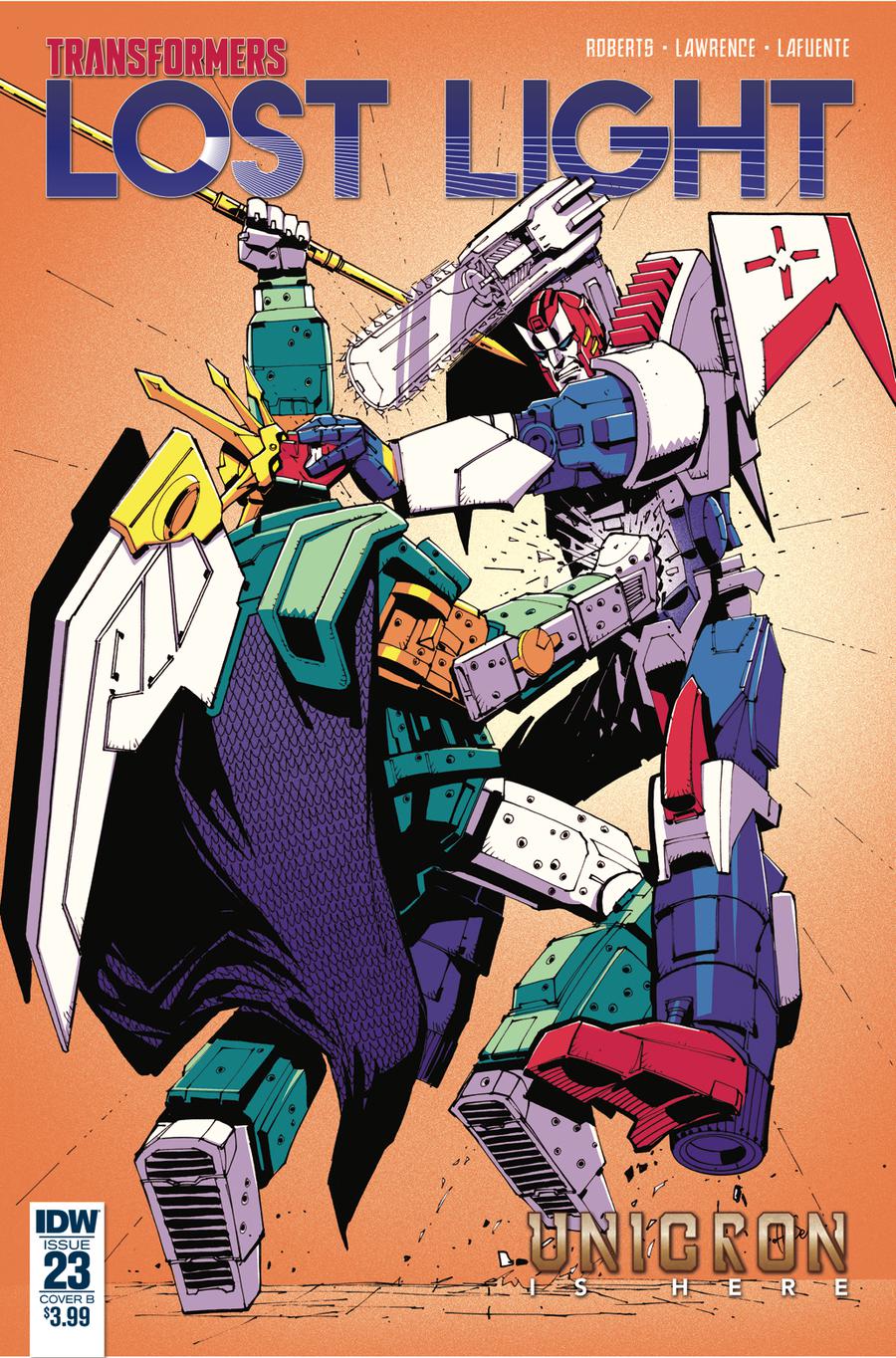 Transformers Lost Light #23 Cover B Variant Geoff Senior Cover