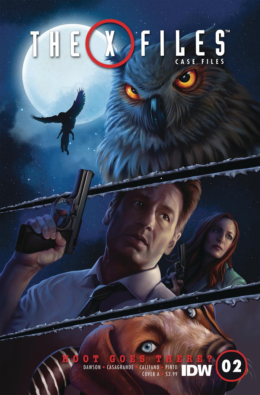 X-Files Case Files Hoot Goes There #2 Cover A Regular Catherine Nodet Cover