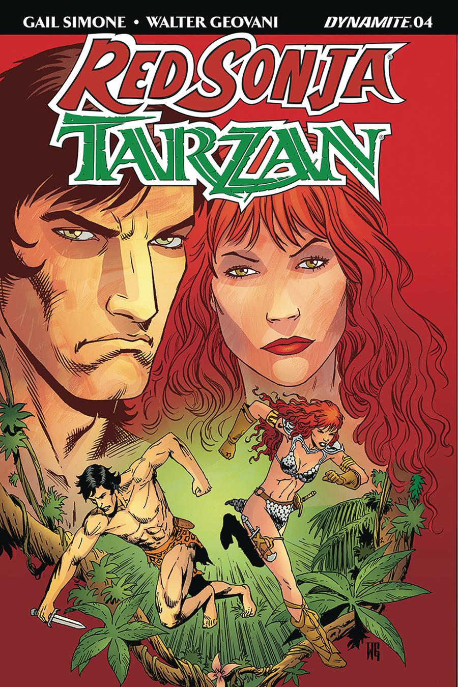 Red Sonja Tarzan #4 Cover B Variant Walter Geovani Cover