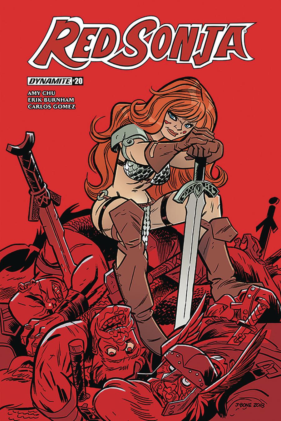 Red Sonja Vol 7 #20 Cover D Variant J Bone Cover