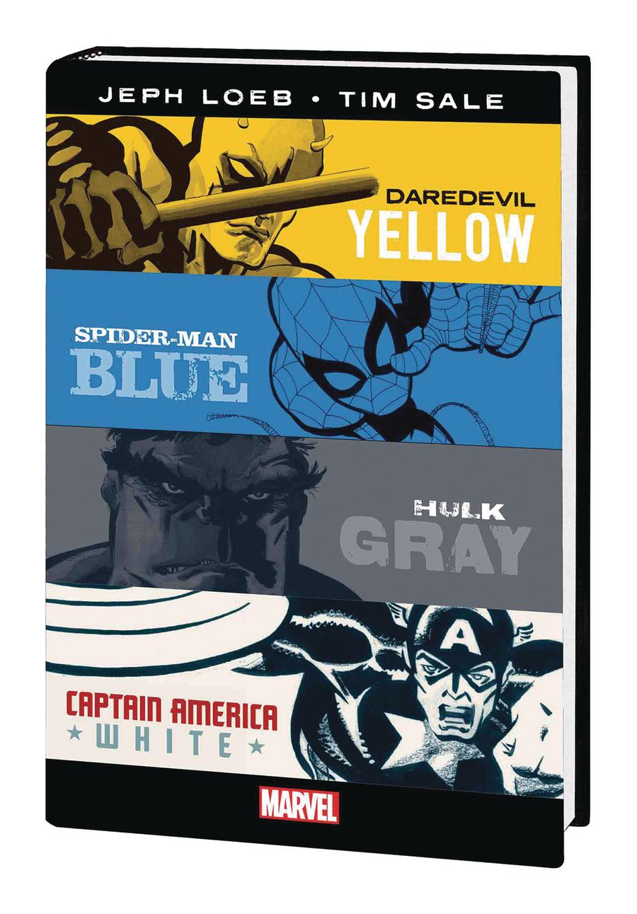 Jeph Loeb & Tim Sale Yellow Blue Gray & White Omnibus HC