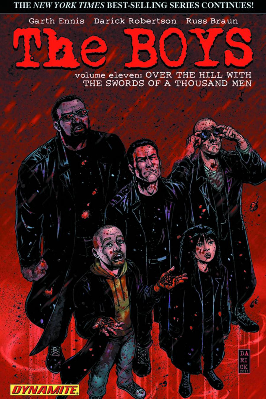 Boys Vol 11 Over The Hill With The Swords Of A Thousand Men TP Signed Edition By Garth Ennis