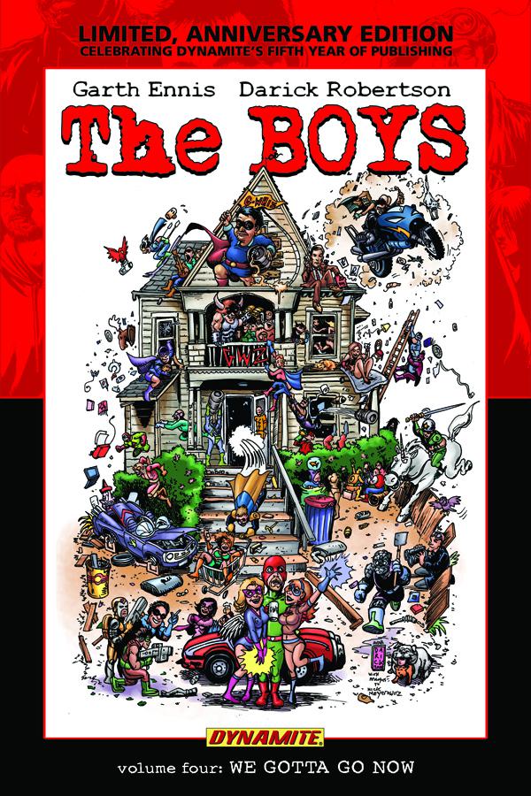 Boys Vol 4 We Gotta Go Now Limited Edition HC Signed Edition By Garth Ennis