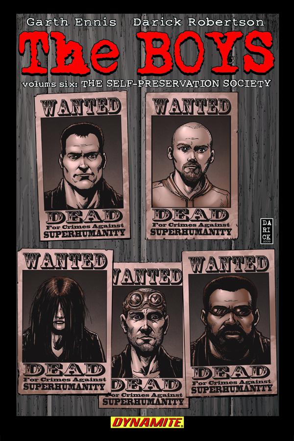 Boys Vol 6 Self-Preservation Society TP Signed Edition By Garth Ennis