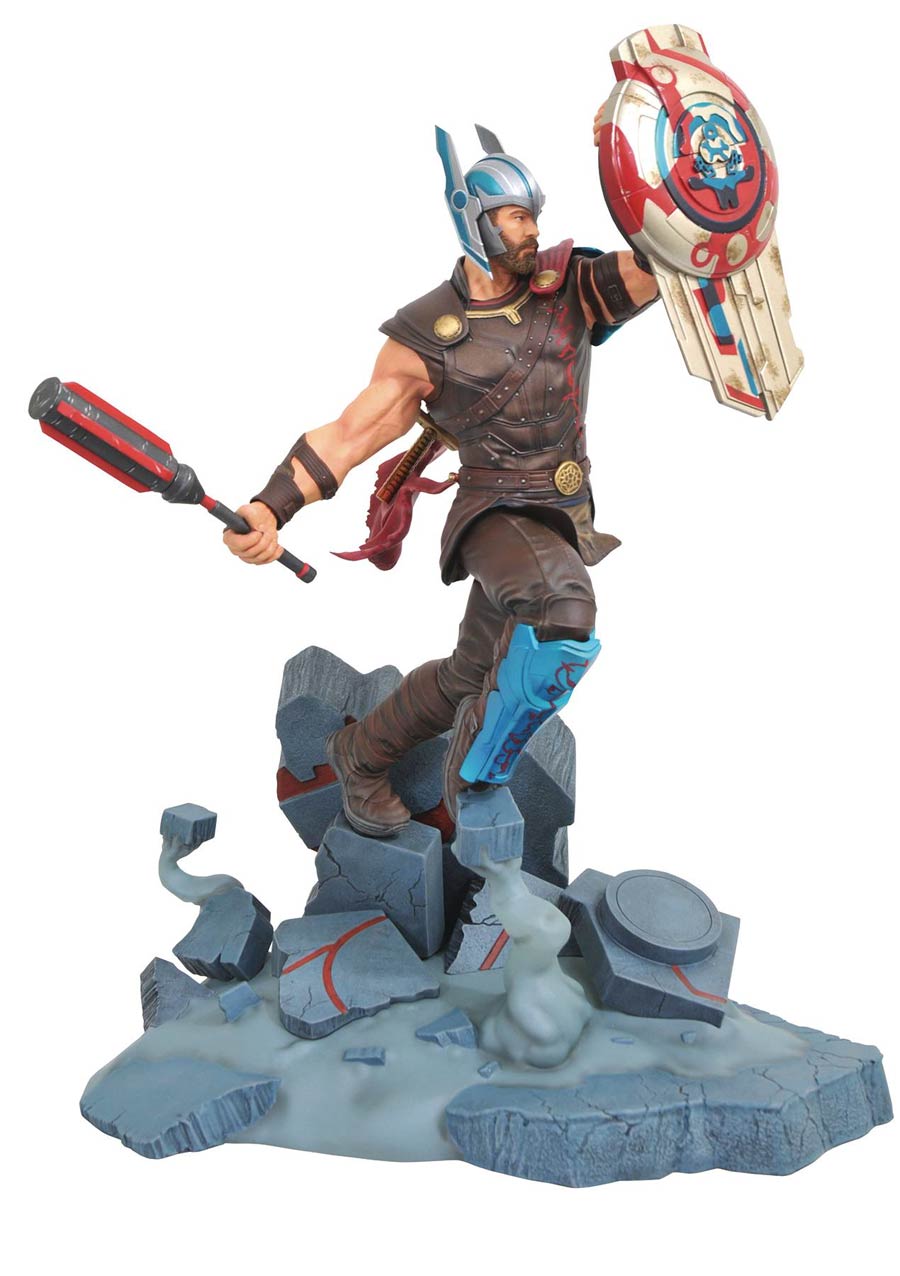 Marvel Movie Milestones Thor Ragnarok Gladiator Thor Statue
