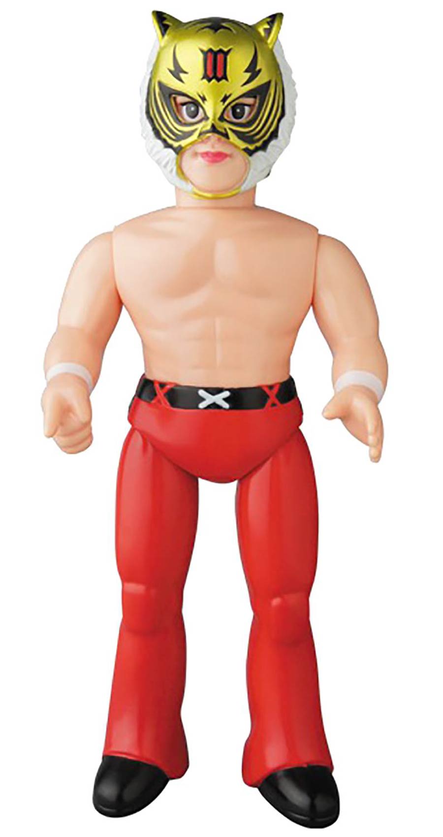 Original Tiger Mask Final Period Gold Sofubi Vinyl Figure