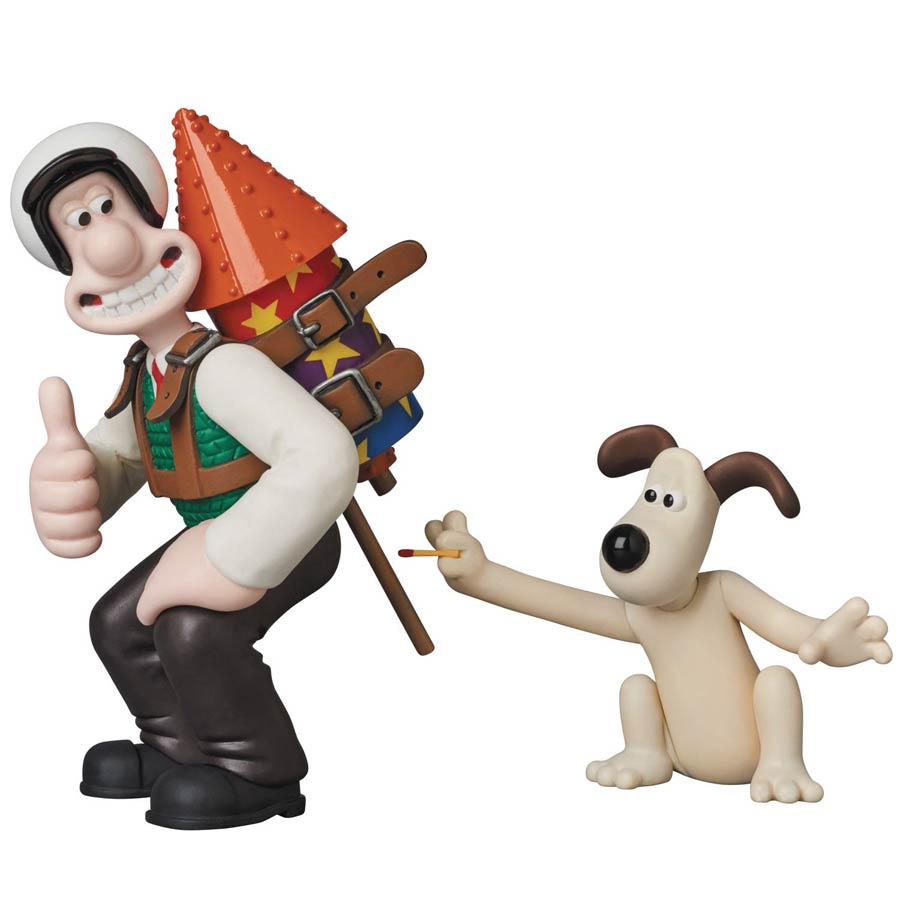 Aardman Animations Series 2 Ultra Detail Figure - Wallace & Gromit