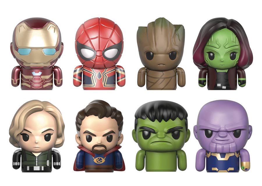 Avengers Infinity War Finger Puppet Series 1 Blind Mystery Box 14-Piece Display