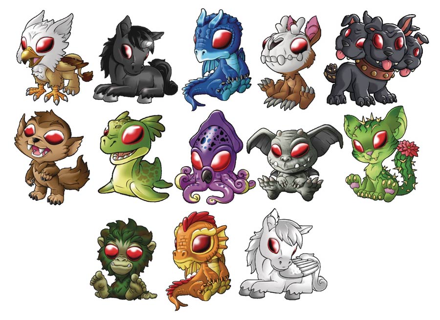Cryptkins Mini Figure Series 2 Blind Mystery Box 12-Count Assortment Case