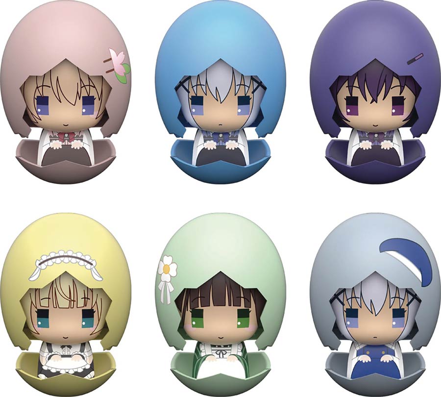 Is The Order A Rabbit Piyokuru Trading Figure Blind Mystery Box 6-Piece Display