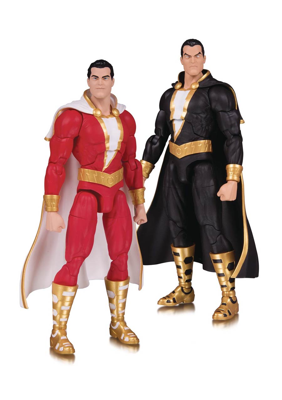 DC Essentials SHAZAM & Black Adam 2-Pack Action Figure