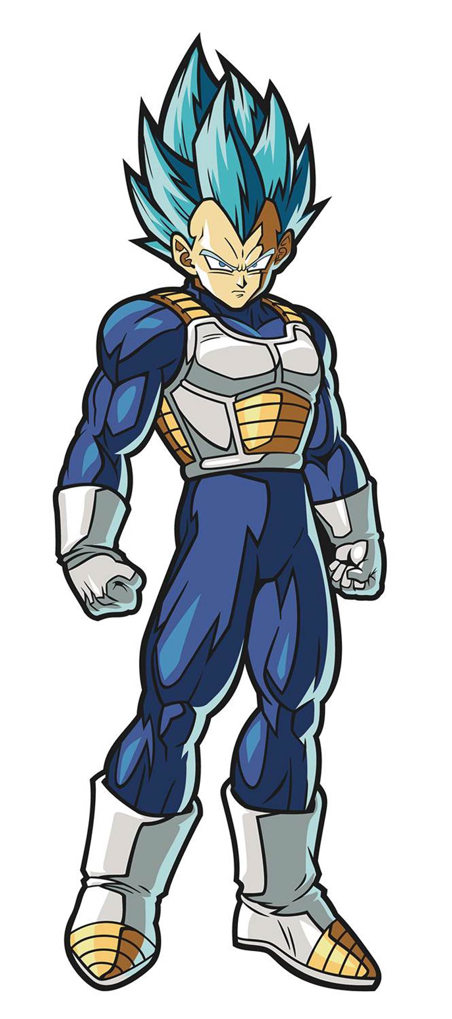 Dragon Ball Super Saiyan Blue Vegeta FigPin 6-Piece Case