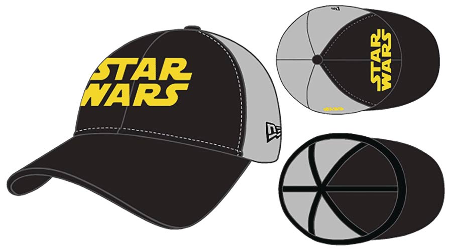 Star Wars Black & Gray 2-Tone Previews Exclusive 3930 Flex Fit Cap