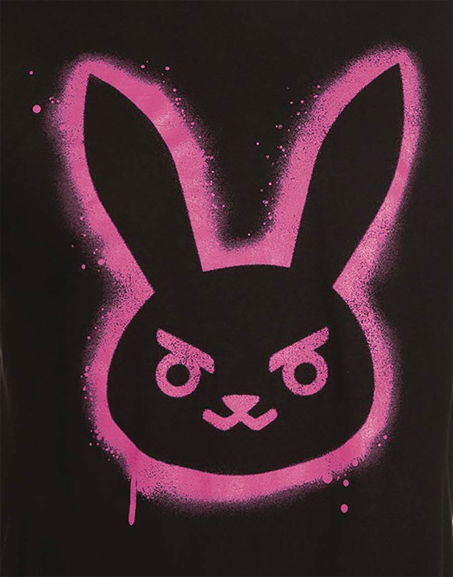 Overwatch D.Va Spray Mens T-Shirt Large