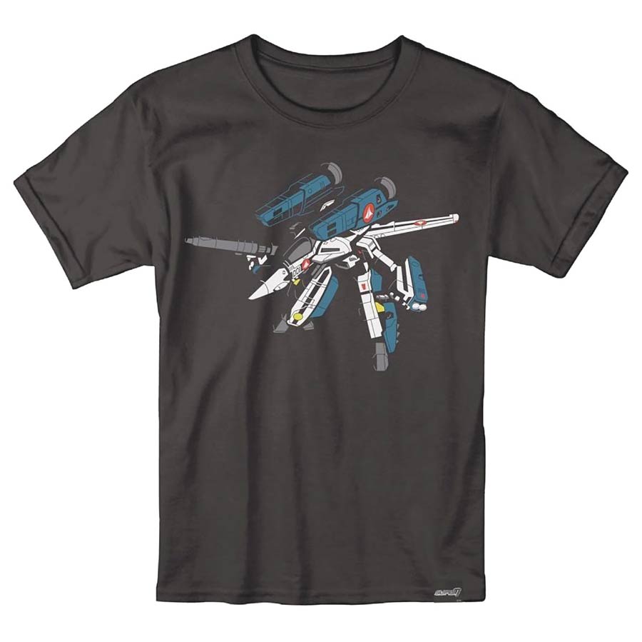 Robotech Minimal Black T-Shirt Large