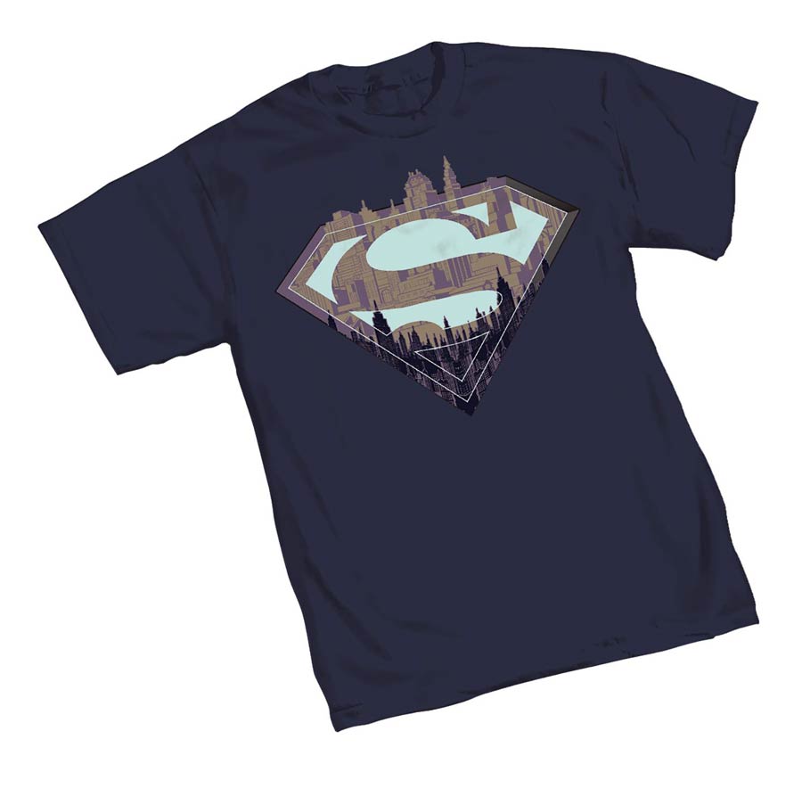 Superman City Symbol T-Shirt Large