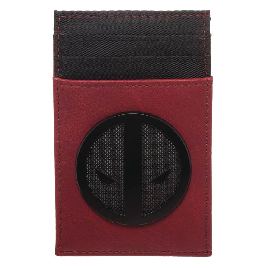Deadpool Metal Badge Front Pocket Wallet