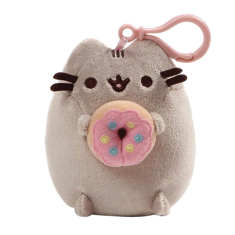 Gund Pusheen 5-Inch Backpack Clip - Donut