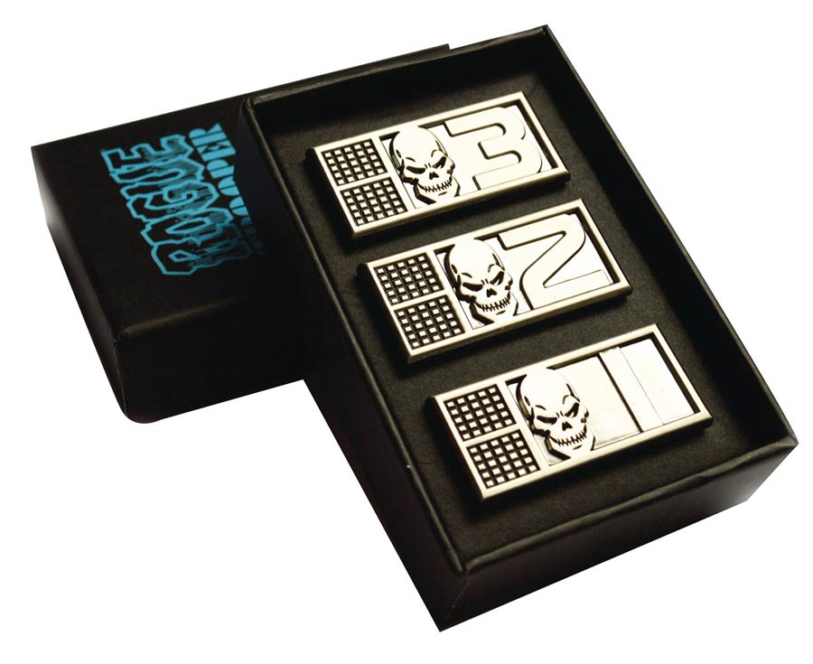 Rogue Trooper Biochip Metal Pin Badge Set