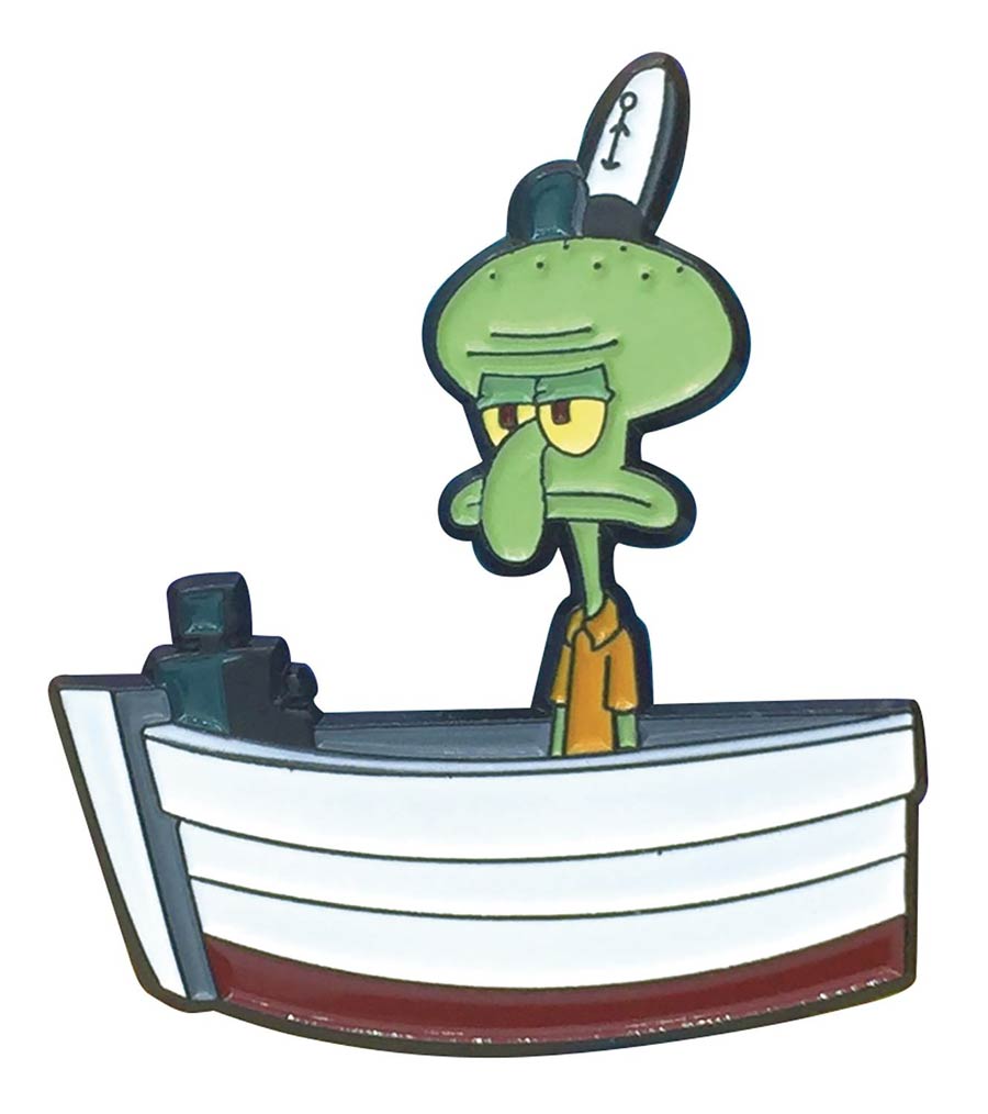 SpongeBob SquarePants Lapel Pin - Squidward At Work
