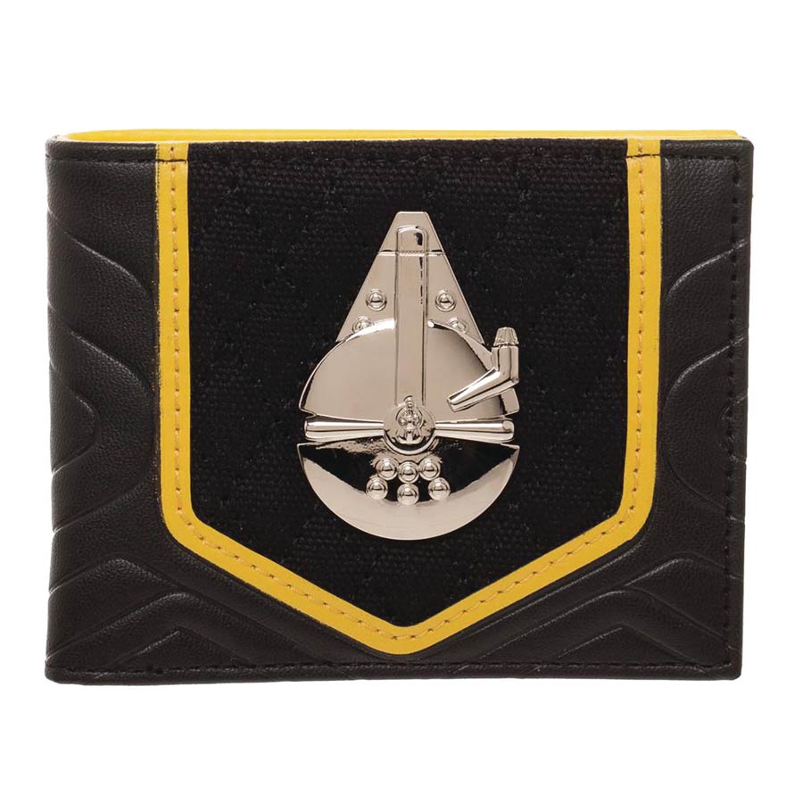 Star Wars Lando Calrissian Costume-Inspired Metal Badge Bi-Fold Wallet
