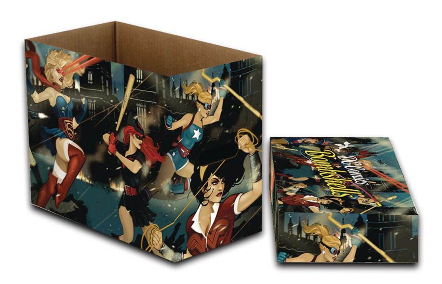 DC Comics DC Bombshells Short Comic Storage Box 5-Pack
