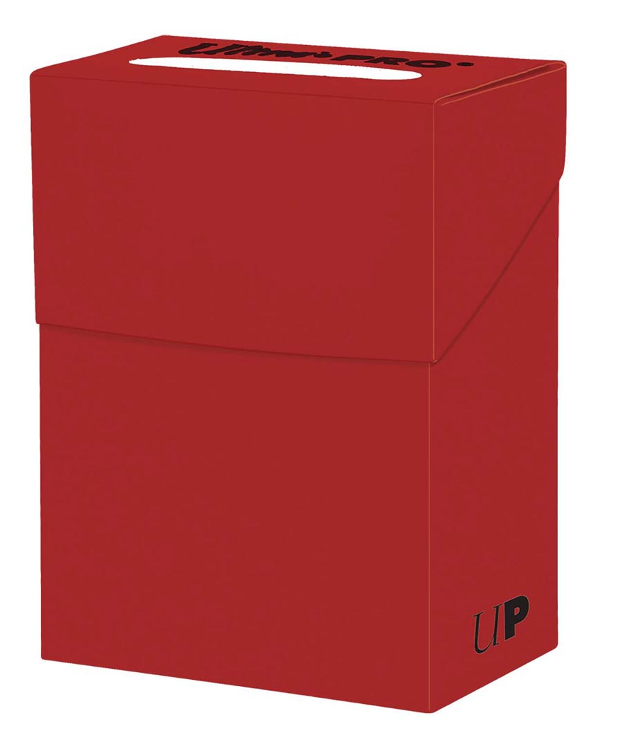Deck Box - Solid Red