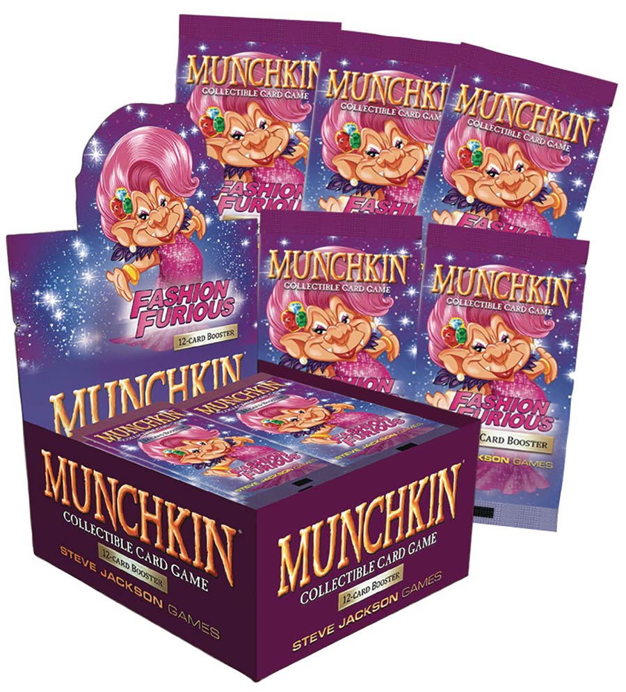 Munchkin CCG Fashion Furious Season 1 24-Count Pop Display