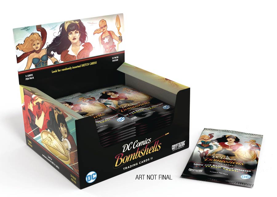 DC Bombshells Series 2 Trading Cards Box