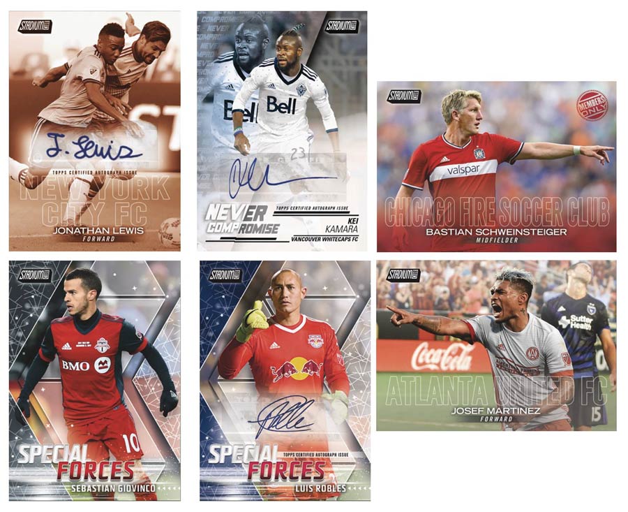 Topps 2017 Stadium Club MLS Trading Cards Box