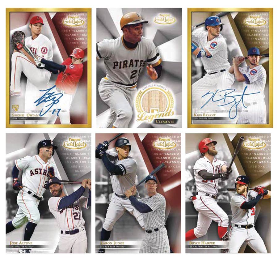 Topps 2018 Gold Label Baseball Trading Cards Box