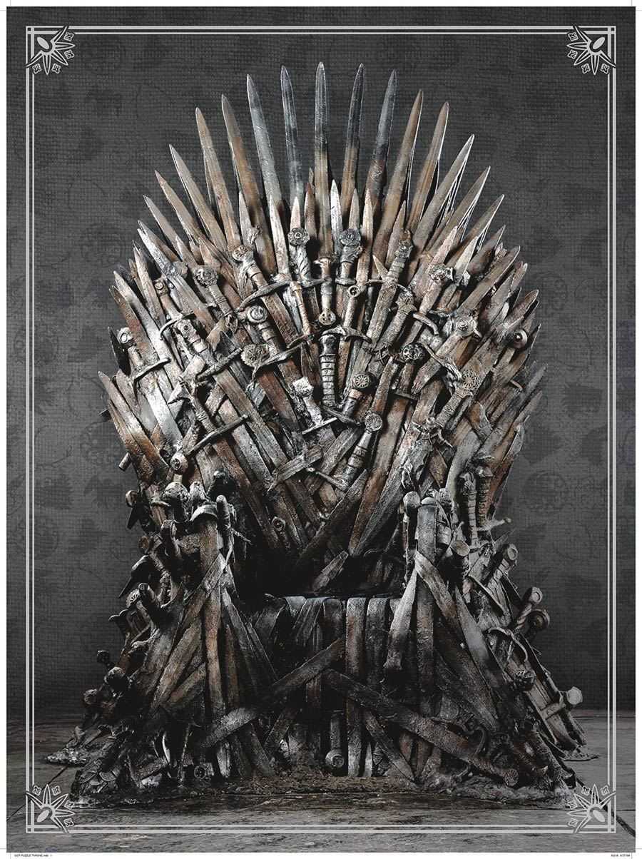 Game Of Thrones Iron Throne 1000-Piece Deluxe Puzzle
