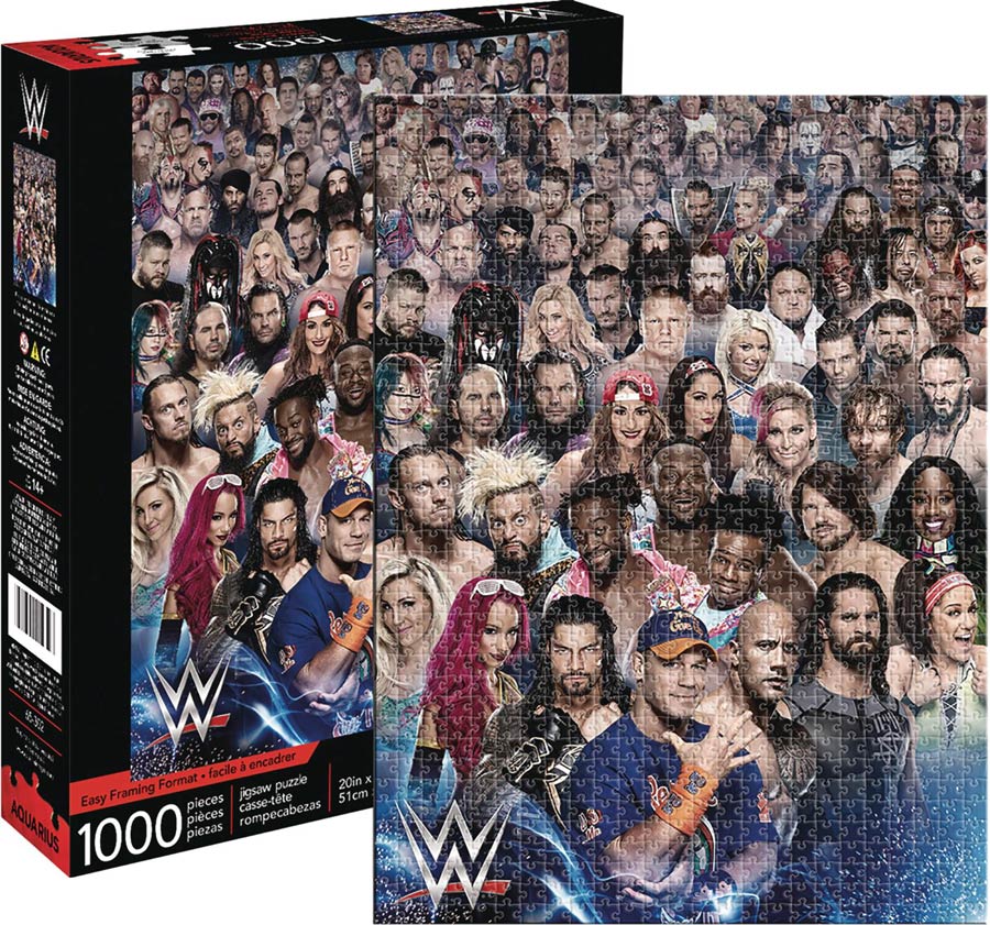 WWE Cast 1000-Piece Jigsaw Puzzle