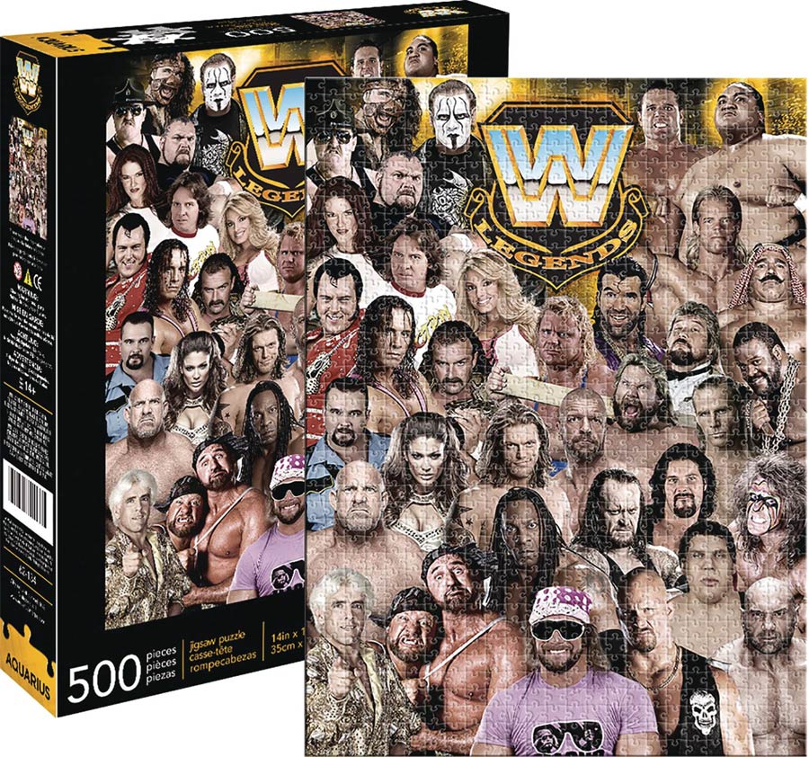 WWE Legends 500-Piece Jigsaw Puzzle