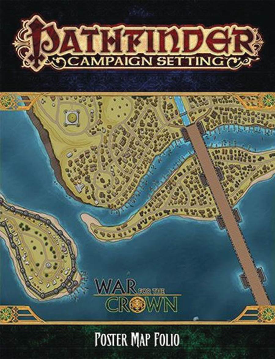 Pathfinder Campaign Setting War For The Crown Poster Map Folio