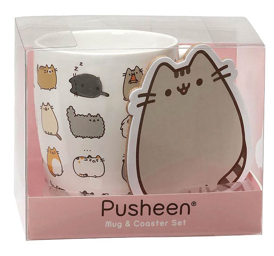 Pusheen Onim Kitties Mug With Coaster Kit