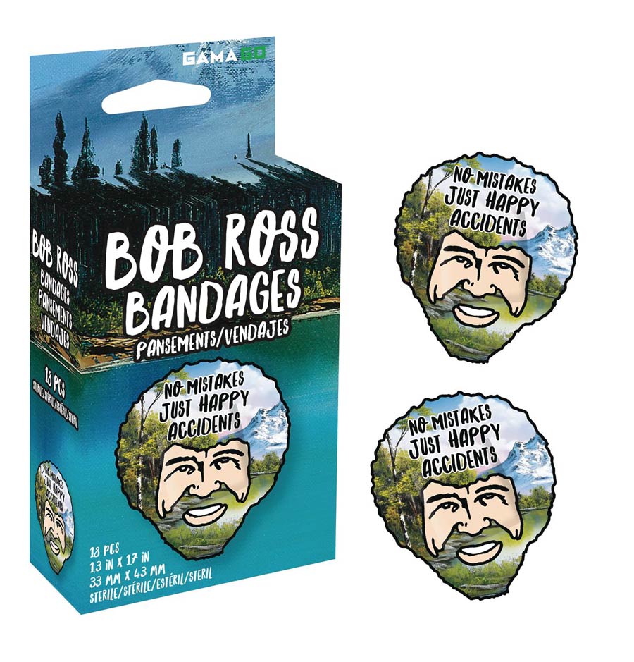 Bob Ross Bandages 12-Count Case