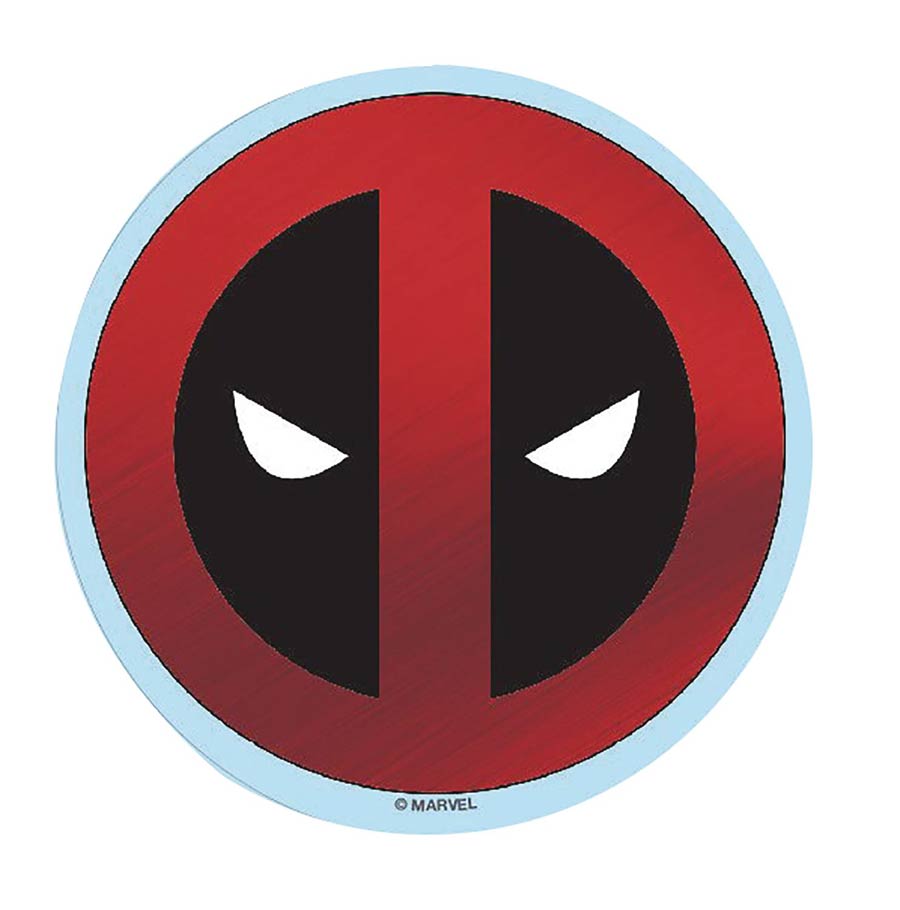 Marvel Heroes Deadpool Vinyl Decal - Foil Logo