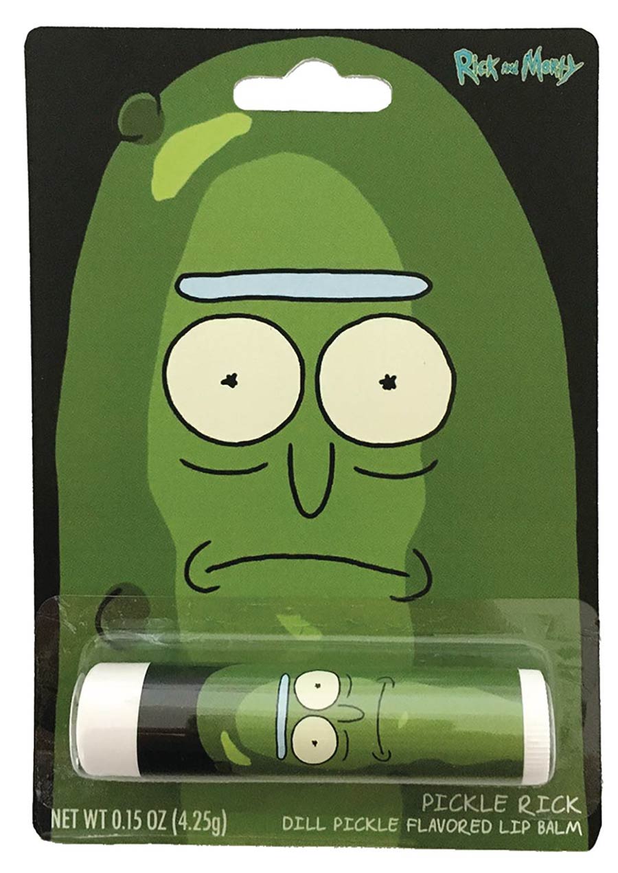 Rick And Morty Pickle Rick Lip Balm 12-Pack