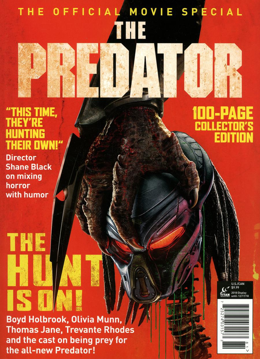 Predator Official Movie Special #1 Newsstand Edition